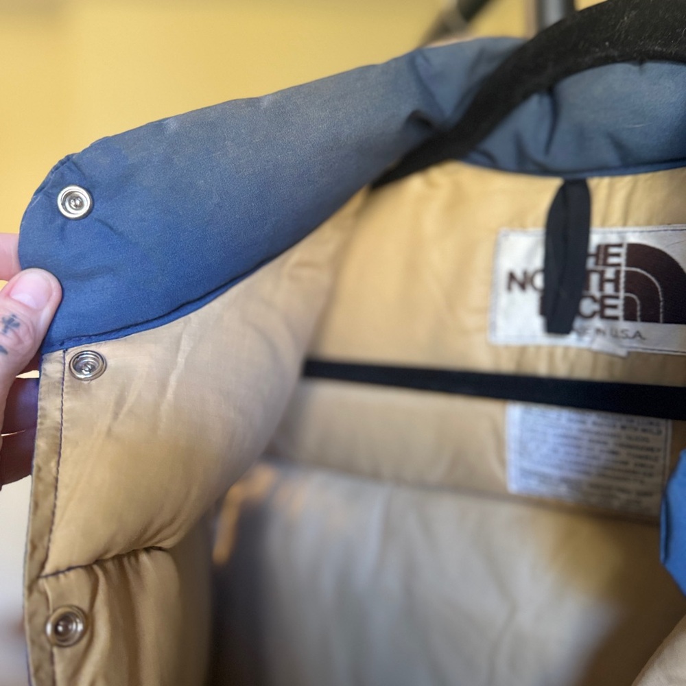 Vintage The North Face Down Vest Made in USA - Picture 7 of 10